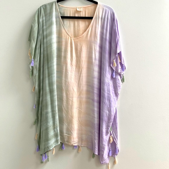 New Surf Gypsy Ombré Tie Dye Tunic - Picture 1 of 5